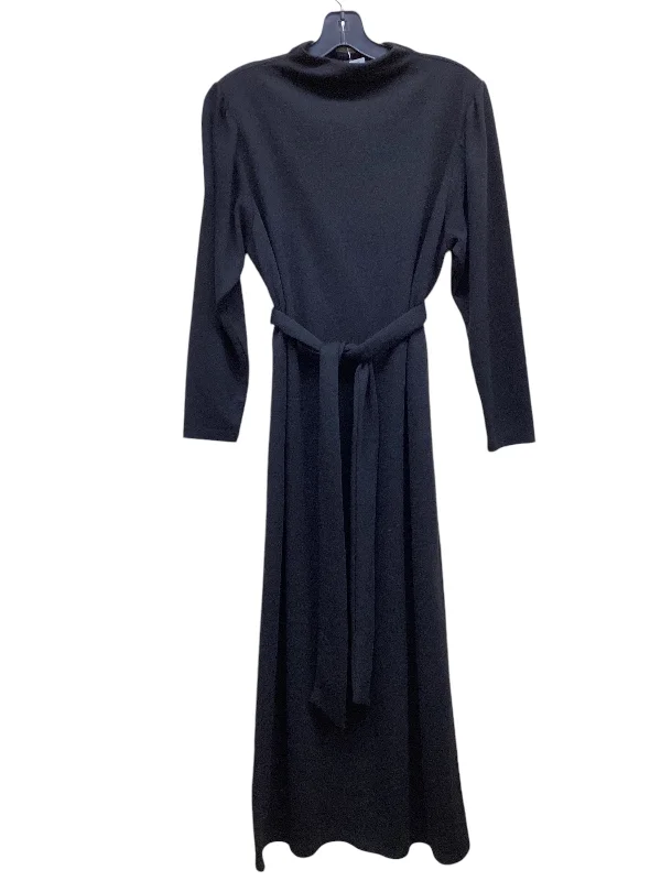 Dress Casual Midi By Ann Taylor In Black, Size: M Fashionable Chiffon Midi Dress