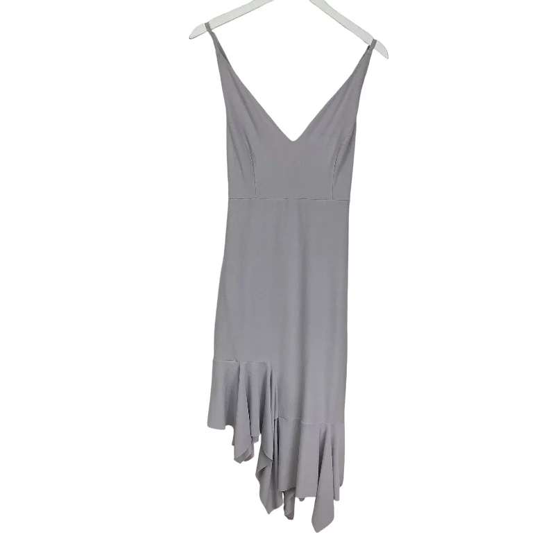 Dress Casual Midi By Asos In Purple, Size: M Comfortable Lace-Up Midi Dress