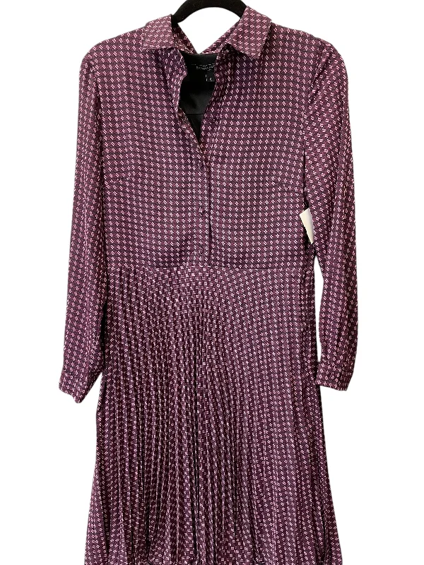 Dress Casual Midi By Banana Republic In Purple, Size: M Comfortable Sleeveless Midi Dress Dress Casual Midi By Banana Republic In Purple, Size: M Comfortable Sleeveless Midi Dress