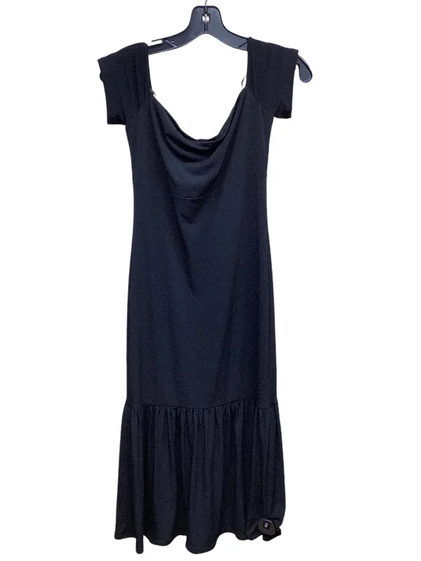 Dress Casual Midi By Bcbgeneration In Black, Size: M Comfortable Button Front Midi Dress Dress Casual Midi By Bcbgeneration In Black, Size: M Comfortable Button Front Midi Dress