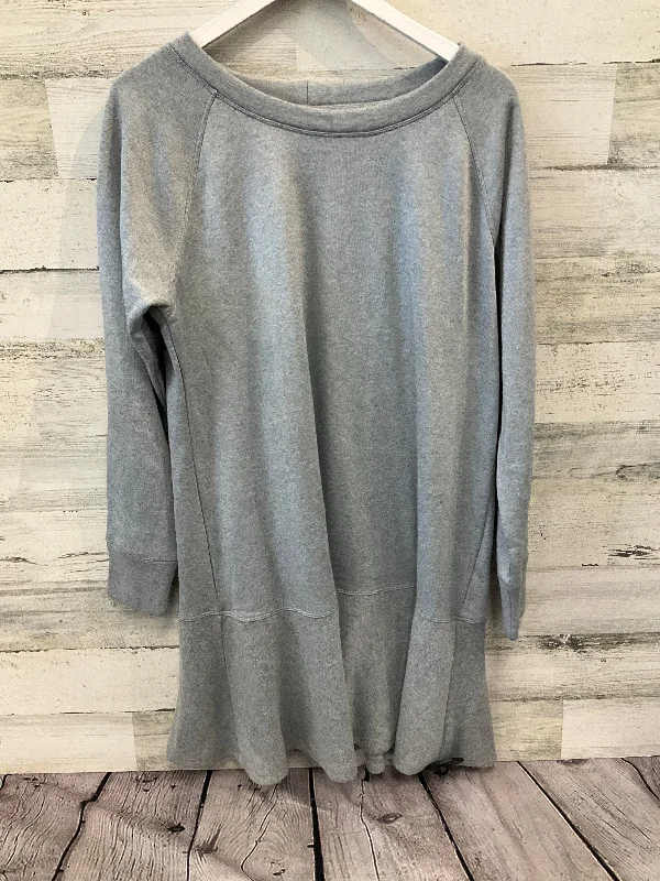 Dress Casual Midi By Cabi In Grey, Size: L Chic Off-Shoulder Midi Dress