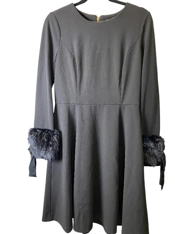 Dress Casual Midi By Calvin Klein In Black, Size: M Fashionable Skater Midi Dress