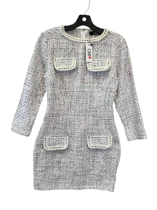 Dress Casual Midi By cbr In Multi-colored, Size: S Fashionable Skater Midi Dress