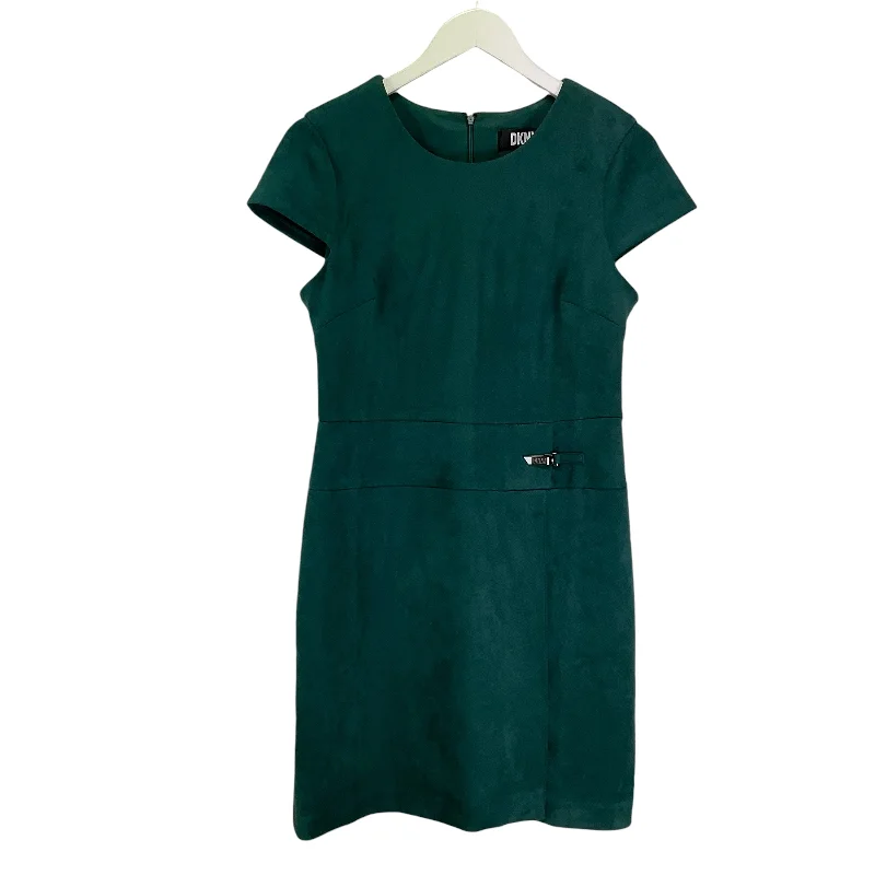 Dress Casual Midi By Dkny In Green, Size: 6 Comfortable Short Sleeve Midi Dress