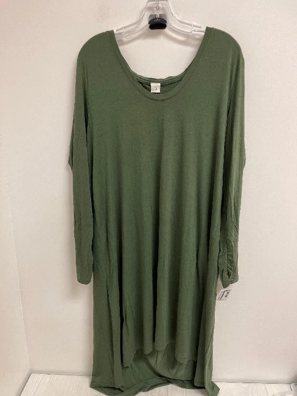 Dress Casual Midi By Gap In Green, Size: M Stylish Animal Print Midi Dress
