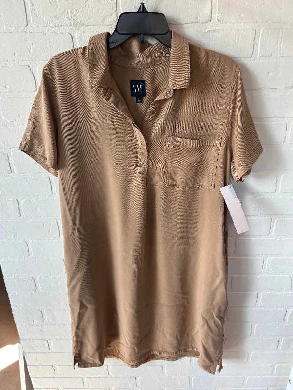 Dress Casual Midi By Gap In Tan, Size: L Cozy T-shirt Midi Dress