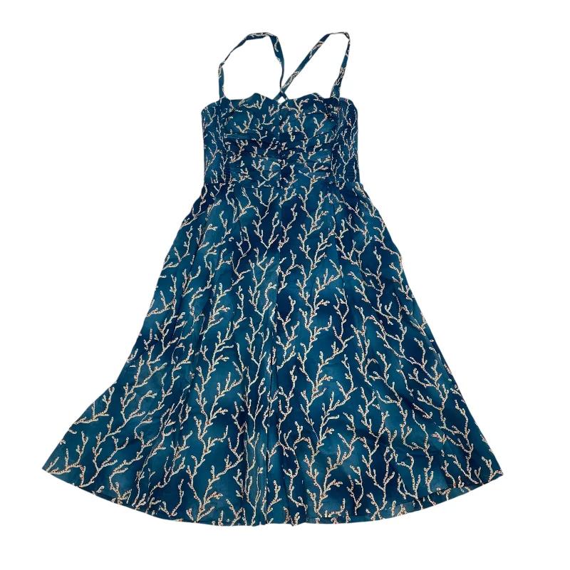 Dress Casual Midi By Hd In Paris In Blue, Size: Xs Comfortable Deep V Midi Dress