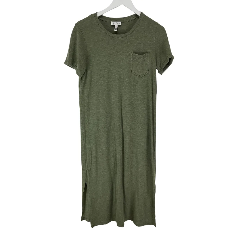 Dress Casual Midi By Jessica Simpson In Green, Size: M Cozy Tie-Dye Midi Dress