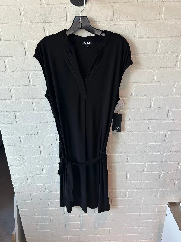 Dress Casual Midi By Jones New York In Black, Size: L Cozy T-shirt Midi Dress