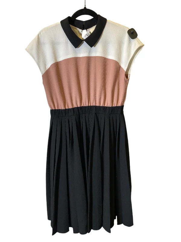 Dress Casual Midi By Kate Spade In Multi-colored, Size: 10 Trendy Tiered Hem Midi Dress Dress Casual Midi By Kate Spade In Multi-colored, Size: 10 Trendy Tiered Hem Midi Dress