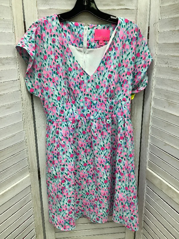 Dress Casual Midi By Lilly Pulitzer In Multi-colored, Size: 2 Trendy Long Sleeve Midi Dress Dress Casual Midi By Lilly Pulitzer In Multi-colored, Size: 2 Trendy Long Sleeve Midi Dress
