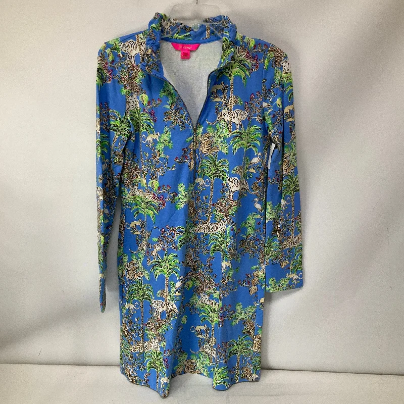 Dress Casual Midi By Lilly Pulitzer In Multi-colored, Size: Xs Fashionable Floral Embroidery Midi Dress Dress Casual Midi By Lilly Pulitzer In Multi-colored, Size: Xs Fashionable Floral Embroidery Midi Dress