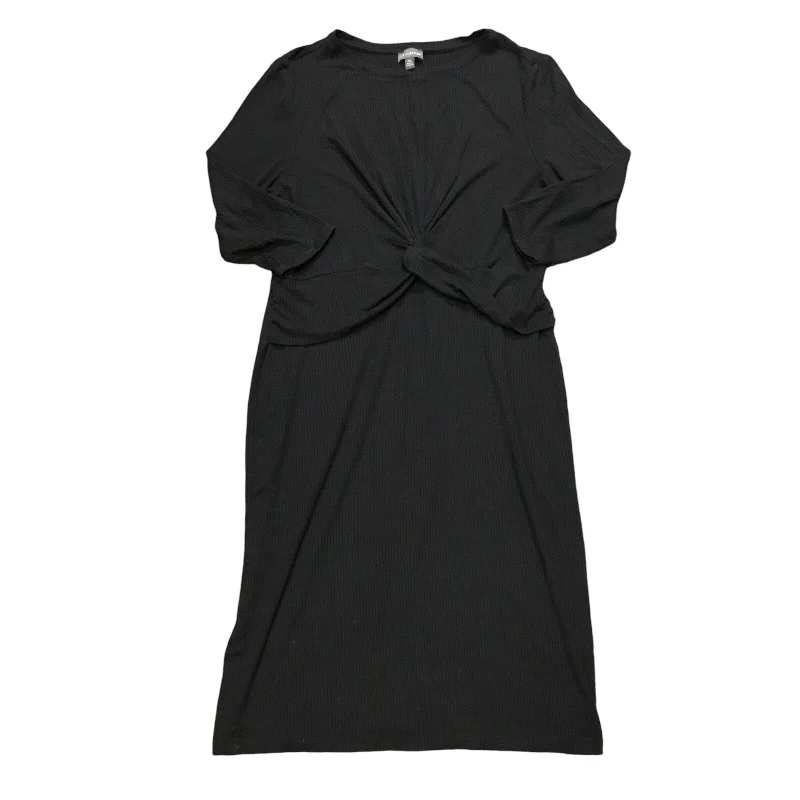 Dress Casual Midi By Limited In Black, Size: Xl Chic Lace Detail Midi Dress