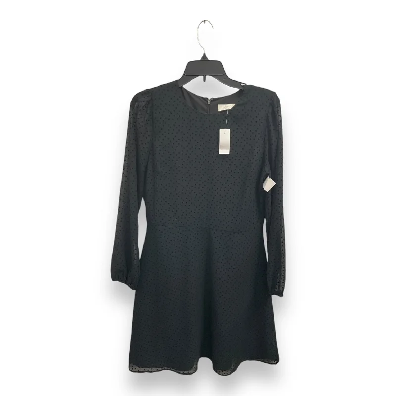 Dress Casual Midi By Loft In Black, Size: M Stylish Color Block Midi Dress
