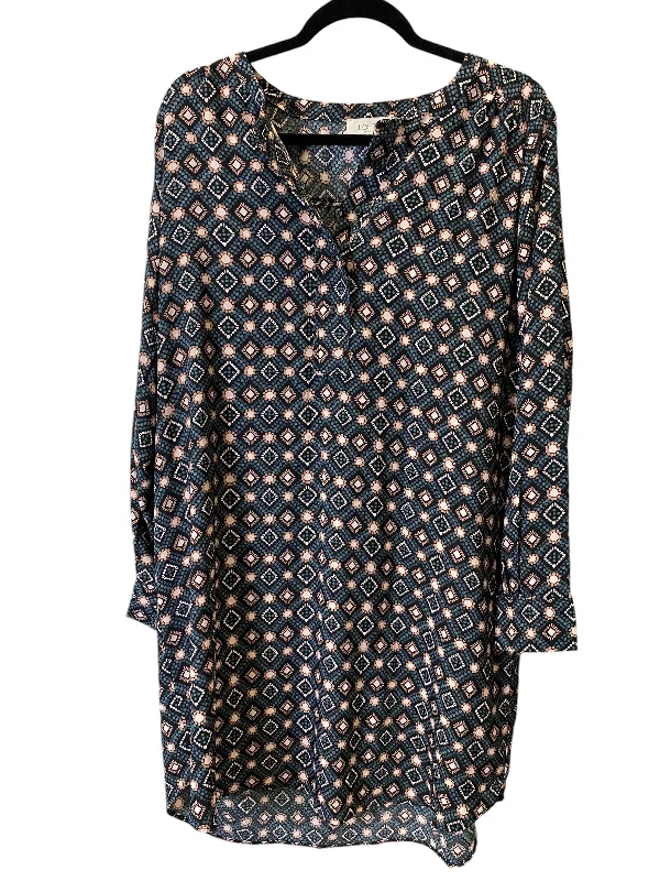 Dress Casual Midi By Loft In Multi-colored, Size: M Fashionable Casual Midi Dress