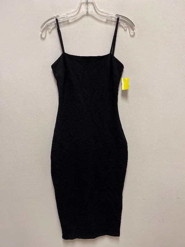 Dress Casual Midi By Lulus In Black, Size: Xs Comfortable Short Sleeve Midi Dress