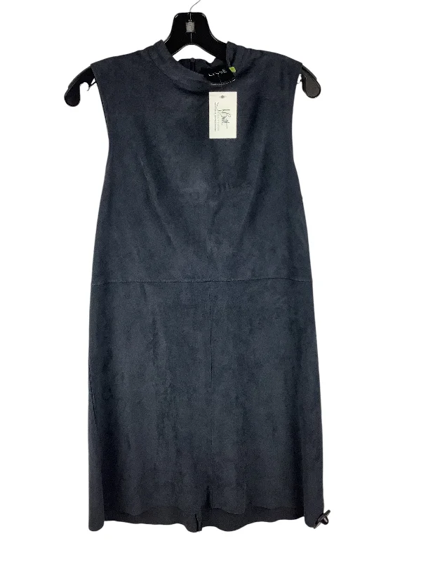 Dress Casual Midi By Lysse In Navy, Size: S Comfortable Short Sleeve Midi Dress
