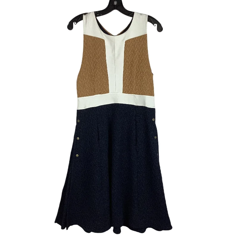 Dress Casual Midi By Maeve In Multi-colored, Size: 10 Chic Lace Detail Midi Dress