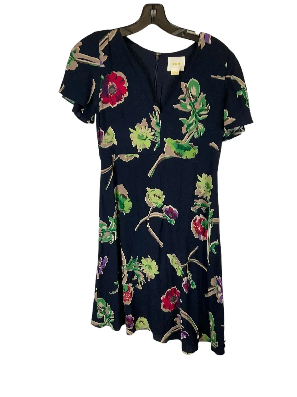 Dress Casual Midi By Maeve In Navy, Size: 2 Fashionable Off-Shoulder Dress Midi
