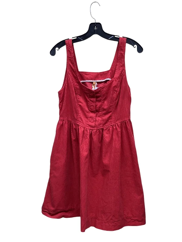 Dress Casual Midi By Maeve In Red, Size: S Trendy Floral Wrap Midi Dress