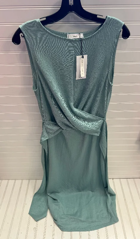 Dress Casual Midi By Mng In Teal, Size: 4 Stylish Long Sleeve Floral Midi Dress
