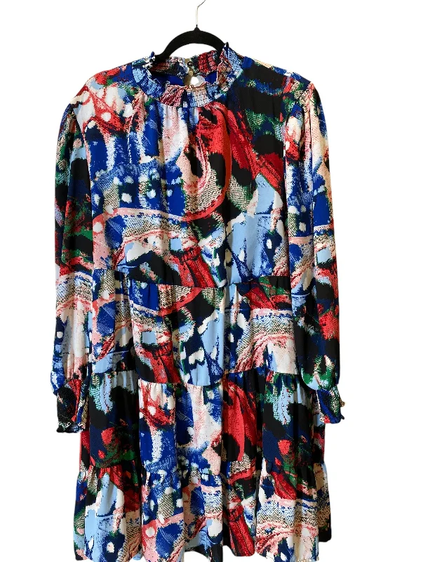 Dress Casual Midi By New York And Co In Multi-colored, Size: Xl Trendy Off-Shoulder Button Midi Dress Dress Casual Midi By New York And Co In Multi-colored, Size: Xl Trendy Off-Shoulder Button Midi Dress