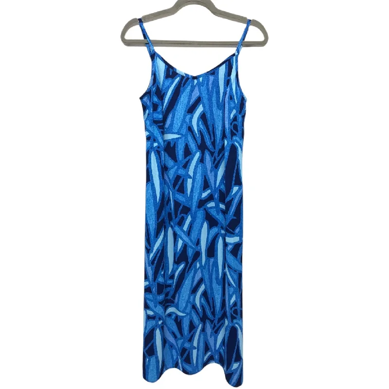 Dress Casual Midi By Nic + Zoe In Blue, Size: S Trendy Shift Midi Dress