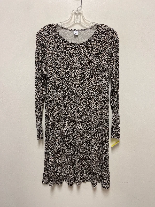Dress Casual Midi By Old Navy In Animal Print, Size: M Fashionable Off-Shoulder Dress Midi Dress Casual Midi By Old Navy In Animal Print, Size: M Fashionable Off-Shoulder Dress Midi