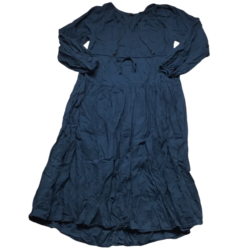 Dress Casual Midi By Old Navy In Blue, Size: S Fashionable Pencil Midi Dress