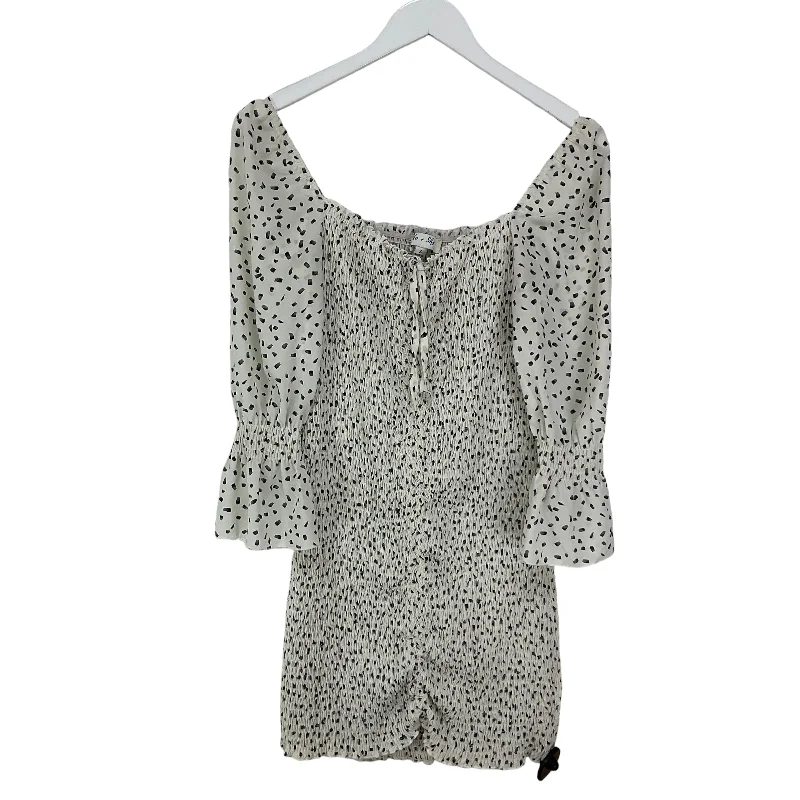 Dress Casual Midi By She + Sky In Polkadot Pattern, Size: S Elegant Satin Midi Dress Dress Casual Midi By She + Sky In Polkadot Pattern, Size: S Elegant Satin Midi Dress