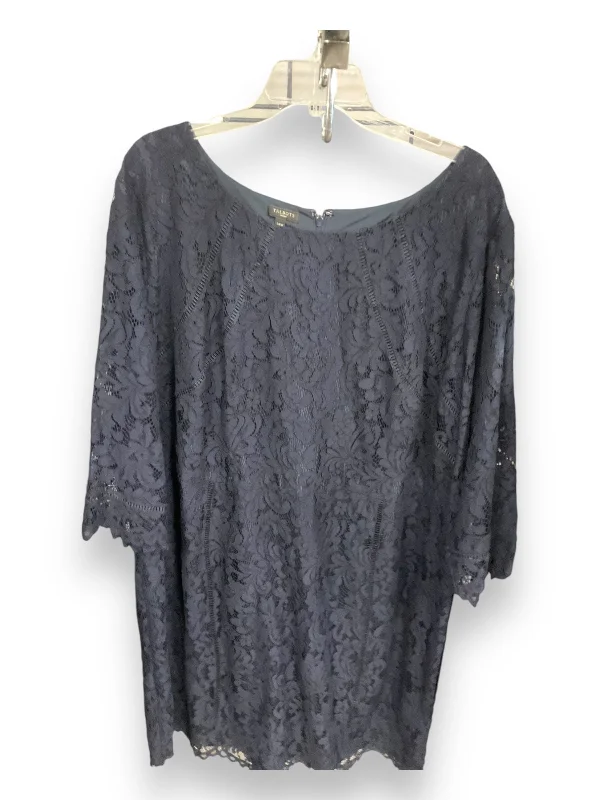 Dress Casual Midi By Talbots In Blue, Size: 24 Chic Off-Shoulder Midi Dress