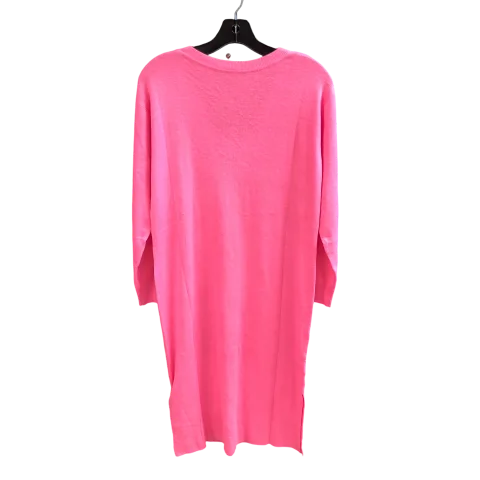 Dress Casual Midi By the drop In Pink, Size: Xs Elegant Satin Slip Midi Dress