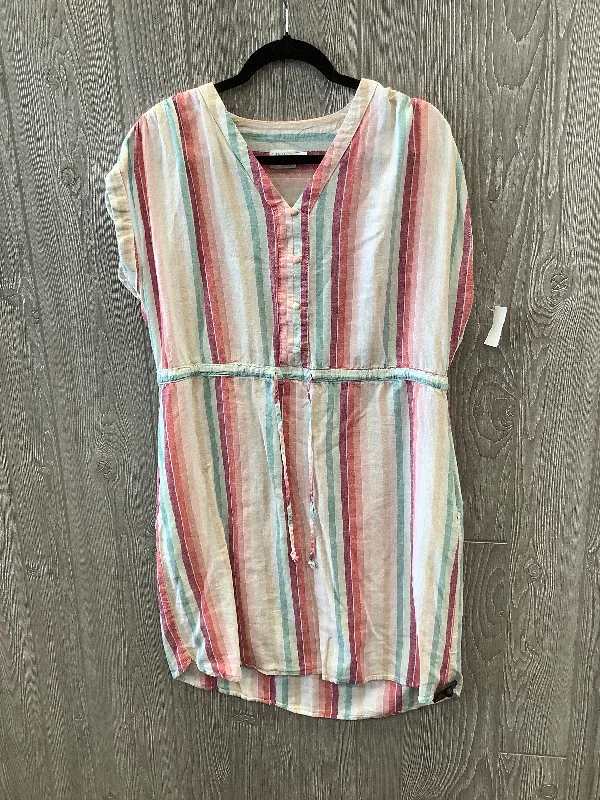 Dress Casual Midi By Time And Tru In Striped Pattern, Size: M Cozy Ribbed Knit Midi Dress Dress Casual Midi By Time And Tru In Striped Pattern, Size: M Cozy Ribbed Knit Midi Dress