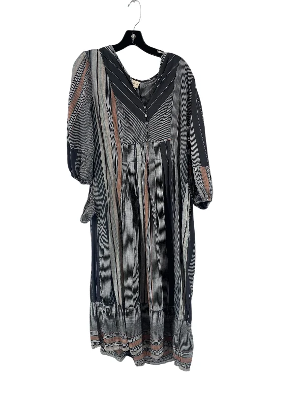 Dress Casual Midi By Universal Thread In Multi-colored, Size: Xl Comfortable Wrap Midi Dress Dress Casual Midi By Universal Thread In Multi-colored, Size: Xl Comfortable Wrap Midi Dress