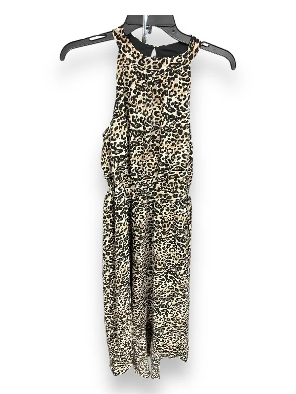 Dress Casual Midi By Vince Camuto In Animal Print, Size: 8 Fashionable Chiffon Midi Dress Dress Casual Midi By Vince Camuto In Animal Print, Size: 8 Fashionable Chiffon Midi Dress