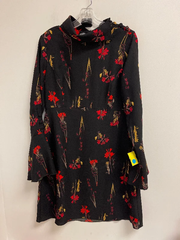 Dress Casual Midi By Vince Camuto In Black & Red, Size: M Comfortable Empire Waist Midi Dress Dress Casual Midi By Vince Camuto In Black & Red, Size: M Comfortable Empire Waist Midi Dress
