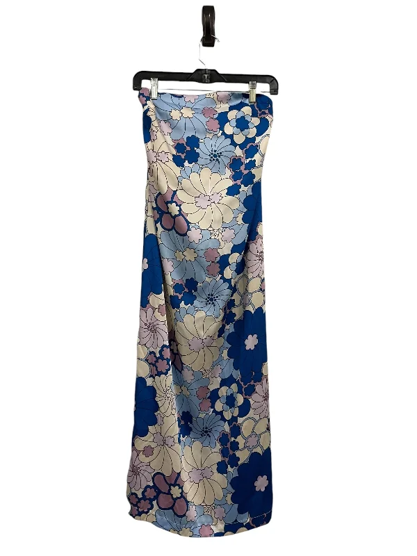 Dress Casual Midi By Zara In Blue, Size: Xs Comfortable Ribbed Midi Dress