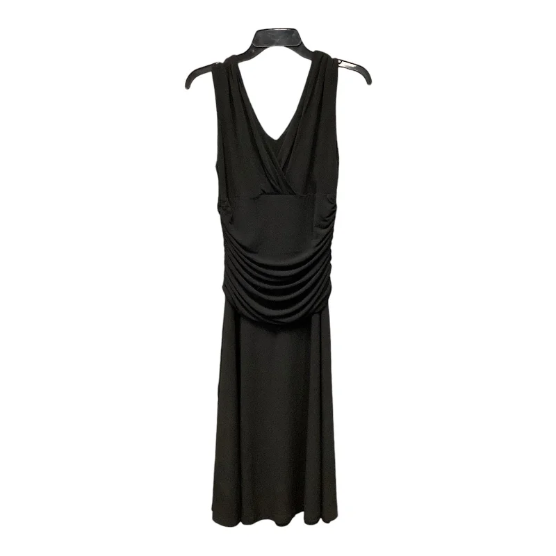 Dress Party Midi By Bcbgmaxazria In Black, Size: S Fashionable Floral Embroidery Midi Dress Dress Party Midi By Bcbgmaxazria In Black, Size: S Fashionable Floral Embroidery Midi Dress