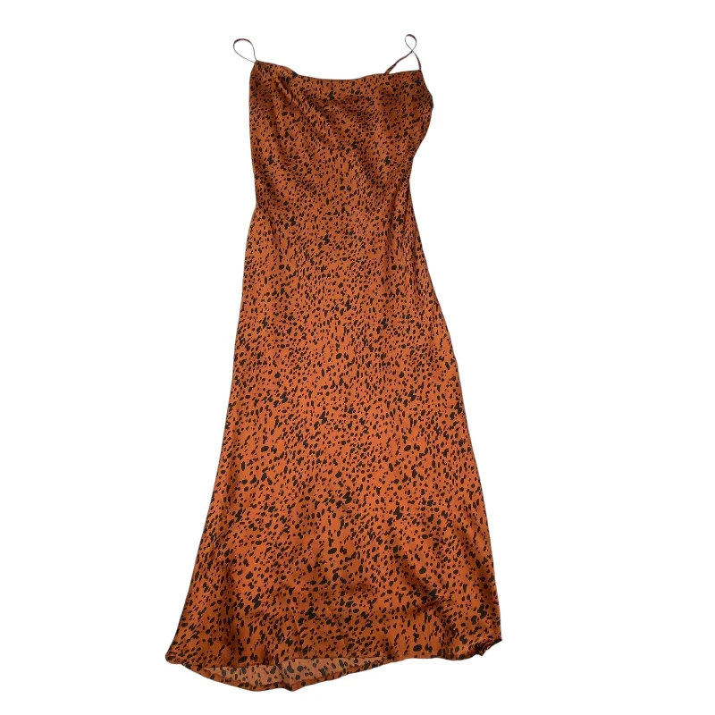 Dress Party Midi By Buddy Love In Orange, Size: M Classic Black Midi Dress