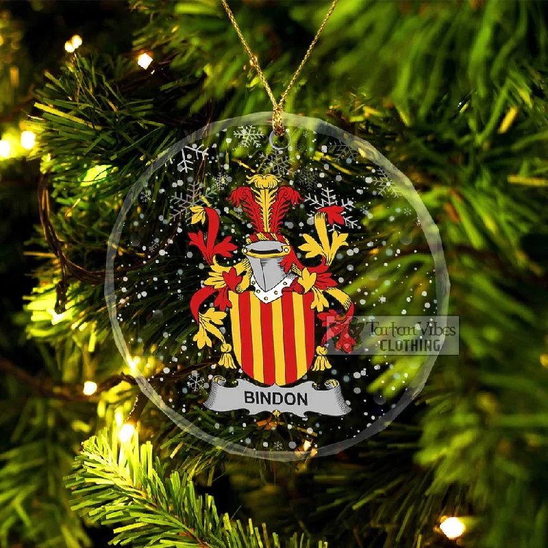 Bindon Irish Clan Christmas Glass Ornament with Coat of Arms Embroidered Appliqued Beaded Bindon Irish Clan Christmas Glass Ornament with Coat of Arms Embroidered Appliqued Beaded