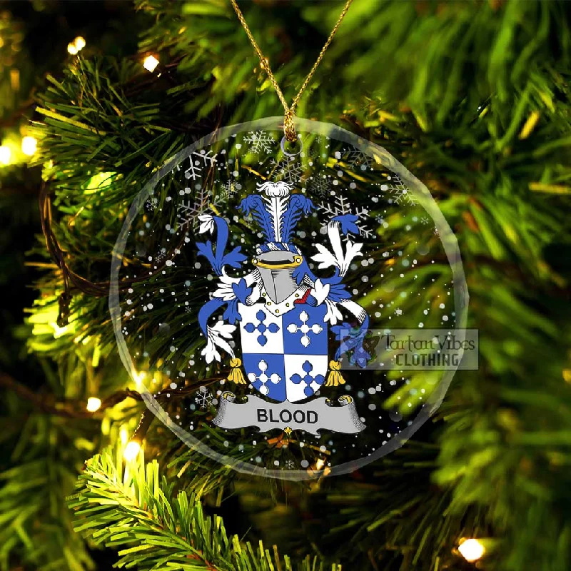 Blood Irish Clan Christmas Glass Ornament with Coat of Arms Faux Fur Real Fur Shearling Blood Irish Clan Christmas Glass Ornament with Coat of Arms Faux Fur Real Fur Shearling