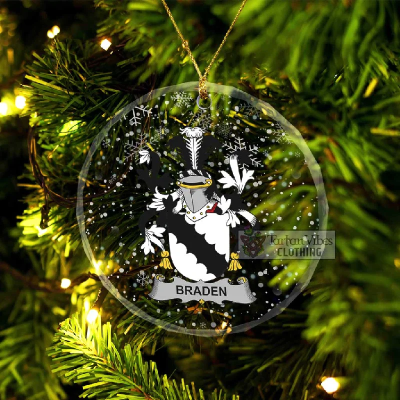 Braden Irish Clan Christmas Glass Ornament with Coat of Arms Peter Pan Collar Cowl Neck Turtleneck Braden Irish Clan Christmas Glass Ornament with Coat of Arms Peter Pan Collar Cowl Neck Turtleneck