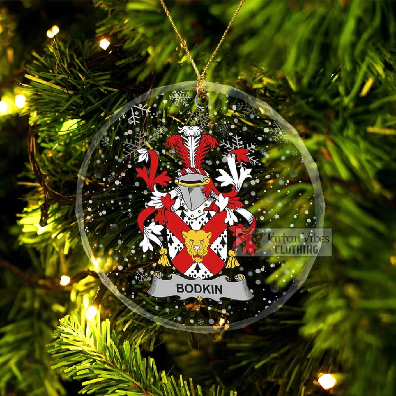 Bodkin Irish Clan Christmas Glass Ornament with Coat of Arms Welt Pockets Slit Pockets Flap Pockets Bodkin Irish Clan Christmas Glass Ornament with Coat of Arms Welt Pockets Slit Pockets Flap Pockets